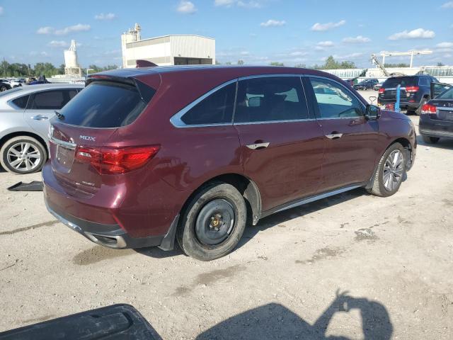 5J8YD4H51JL011296 - 2018 ACURA MDX TECHNOLOGY Бордовый фото 3