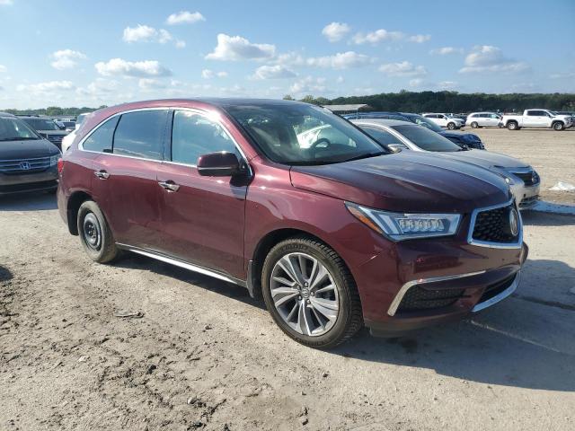 5J8YD4H51JL011296 - 2018 ACURA MDX TECHNOLOGY Бордовый фото 4