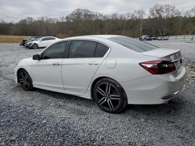 1HGCR2F50GA243119 - 2016 HONDA ACCORD SPORT WHITE photo 2