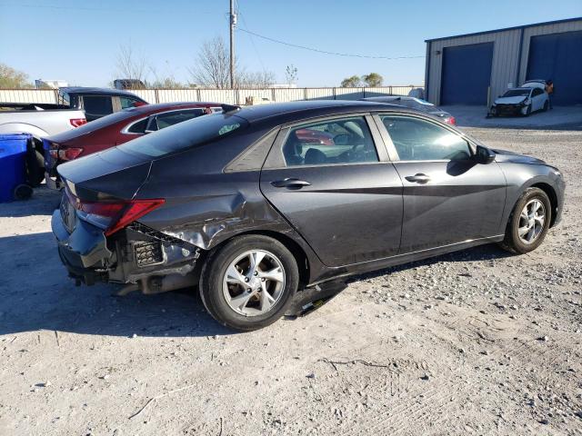 5NPLL4AG5MH047170 - 2021 HYUNDAI ELANTRA SE GRAY photo 3