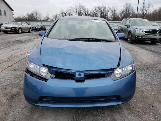 1HGFA16576L130222 - 2006 HONDA CIVIC LX BLUE photo 5