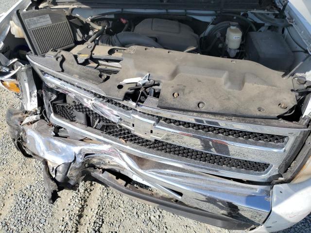 3GCRCSEAXAG206760 - 2010 CHEVROLET SILVERADO C1500 LT WHITE photo 11