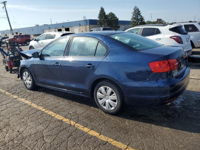 3VWDP7AJ9CM410548 - 2012 VOLKSWAGEN JETTA SE BLUE photo 2