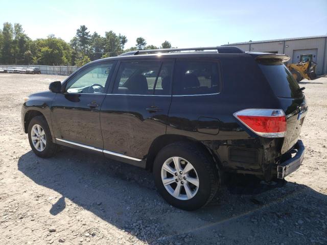 5TDBK3EH2CS154648 - 2012 TOYOTA HIGHLANDER BASE Noir photo 2