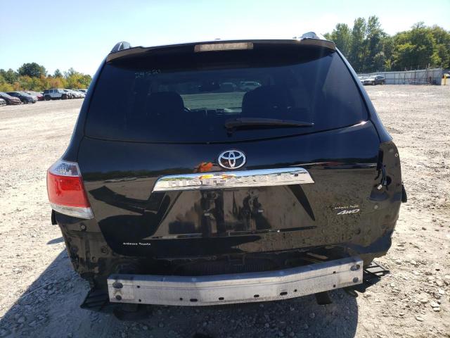 5TDBK3EH2CS154648 - 2012 TOYOTA HIGHLANDER BASE Noir photo 6