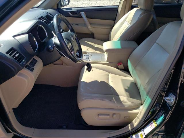 5TDBK3EH2CS154648 - 2012 TOYOTA HIGHLANDER BASE Noir photo 7