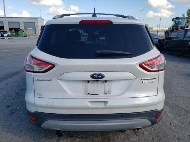 1FMCU0J96DUB16103 - 2013 FORD ESCAPE TITANIUM WHITE photo 6