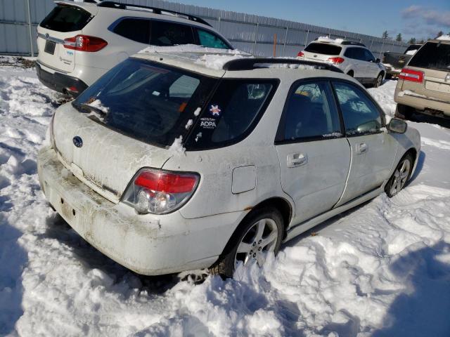 JF1GG67606H803656 - 2006 SUBARU IMPREZA 2.5I SPORTS WAGON WHITE photo 3