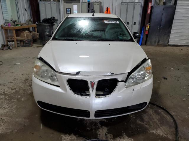 1G2ZG57B794145666 - 2009 PONTIAC G6 WHITE photo 5