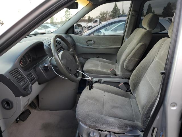 KNDUP131056667890 - 2005 KIA SEDONA EX SILVER photo 7