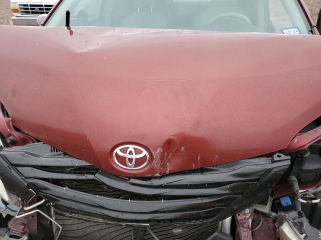 5TDKK3DC8CS277926 - 2012 TOYOTA SIENNA LE BURGUNDY photo 12