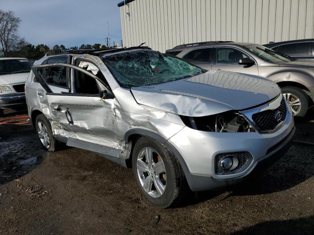 5XYKU4A21DG339046 - 2013 KIA SORENTO EX SILVER photo 4