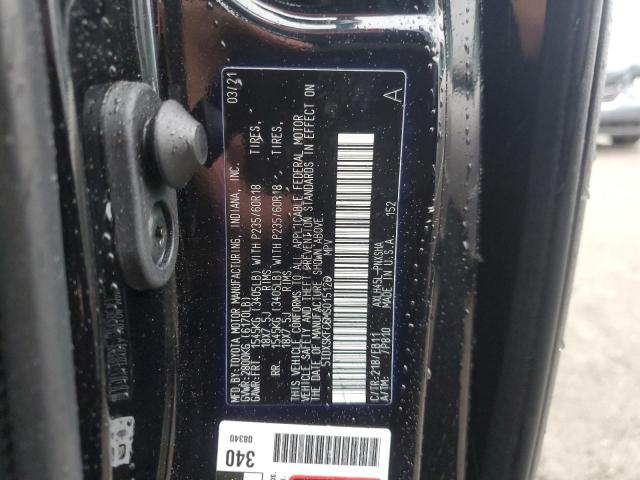 5TDXSKFC6MS015126 - 2021 TOYOTA SIENNA XSE BLACK photo 14