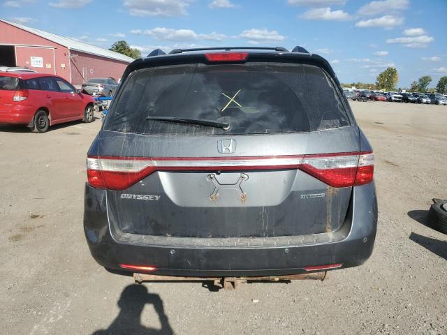5FNRL5H92DB505768 - 2013 HONDA ODYSSEY TOURING GRAY photo 4