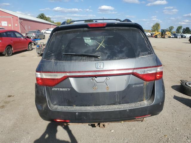 5FNRL5H92DB505768 - 2013 HONDA ODYSSEY TOURING GRAY photo 6