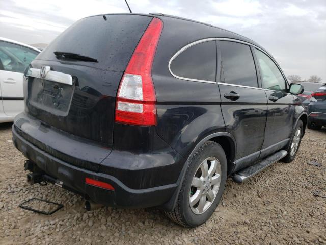 JHLRE38748C018154 - 2008 HONDA CR-V EXL BLACK photo 3