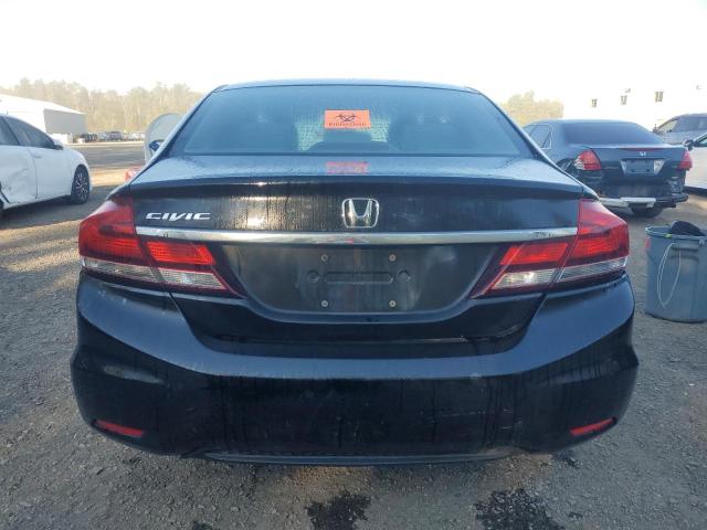 2HGFB2F43EH024985 - 2014 HONDA CIVIC LX BLACK photo 6