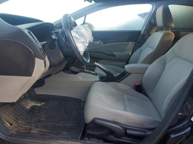 2HGFB2F43EH024985 - 2014 HONDA CIVIC LX BLACK photo 7