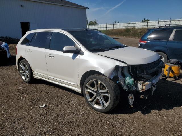 2FMDK4AK2BBA87285 - 2011 FORD EDGE SPORT WHITE photo 4