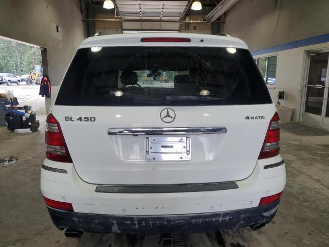 4JGBF71E38A333594 - 2008 MERCEDES-BENZ GL 450 4MATIC WHITE photo 6