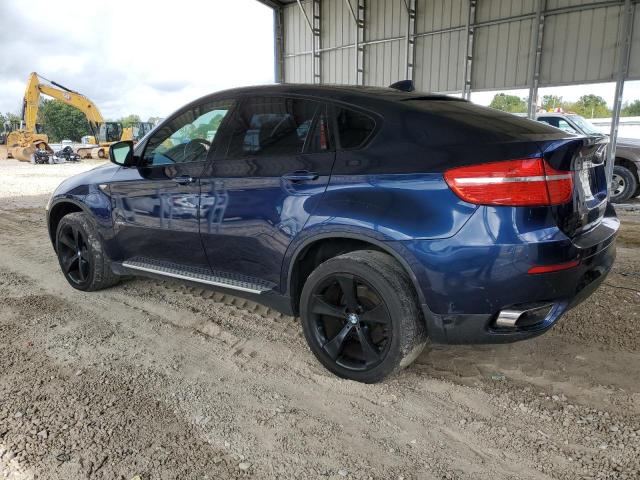 5UXFG83559LZ92268 - 2009 BMW X6 BLUE photo 2
