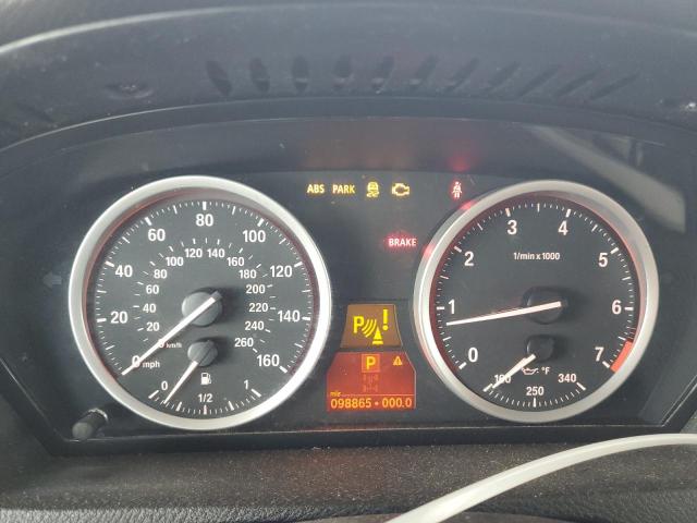 5UXFG83559LZ92268 - 2009 BMW X6 BLUE photo 9