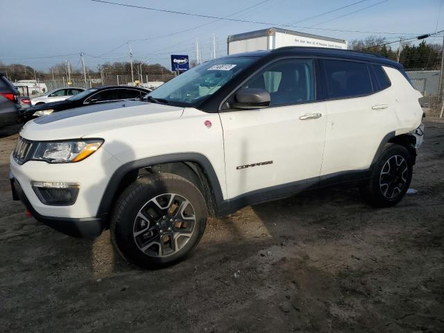 3C4NJDDB6LT208767 - 2020 JEEP COMPASS TRAILHAWK WHITE photo 1