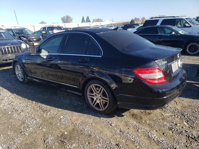 WDDGF56X59F235623 - 2009 MERCEDES-BENZ C 350 BLACK photo 2