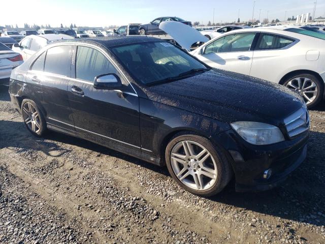 WDDGF56X59F235623 - 2009 MERCEDES-BENZ C 350 BLACK photo 4