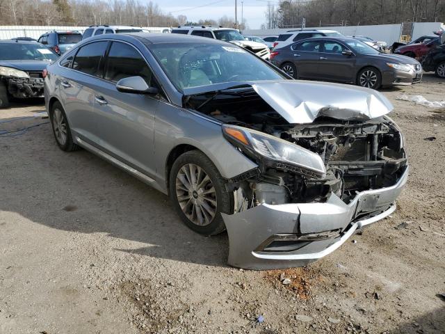 5NPE34AF6FH013340 - 2015 HYUNDAI SONATA SPORT SILVER photo 4