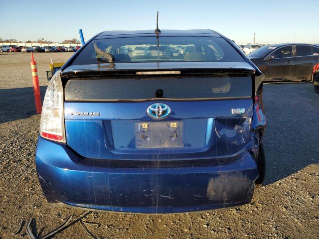 JTDKN3DUXA1197120 - 2010 TOYOTA PRIUS BLUE photo 6