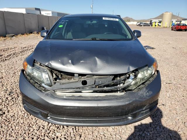 19XFB2F98CE304968 - 2012 HONDA CIVIC EXL ნაცრისფერი ფოტო 5