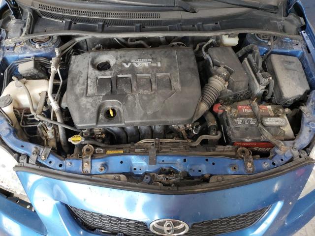 JTDBL40EX99028061 - 2009 TOYOTA COROLLA BASE BLUE photo 11