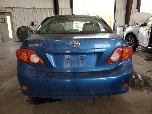 JTDBL40EX99028061 - 2009 TOYOTA COROLLA BASE BLUE photo 6