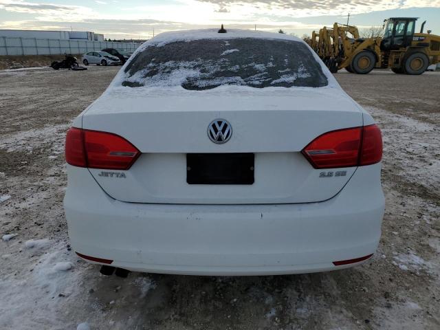 3VWDZ7AJ0BM319760 - 2011 VOLKSWAGEN JETTA SE თეთრი ფოტო 6