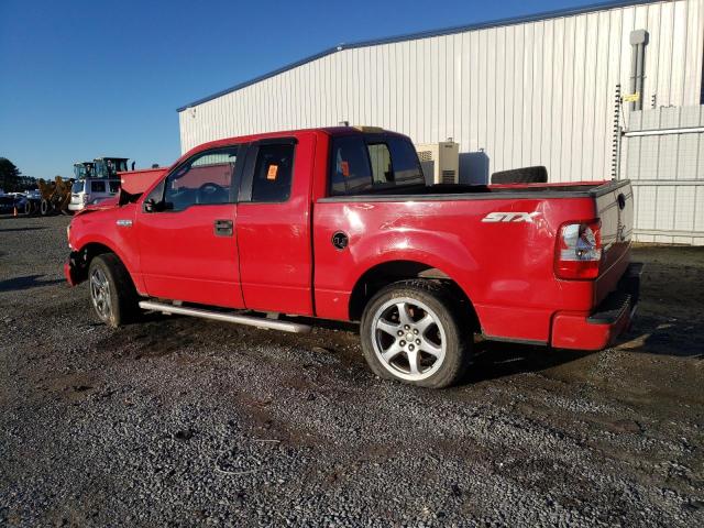 1FTRX12W85FB01981 - 2005 FORD F150 RED photo 2