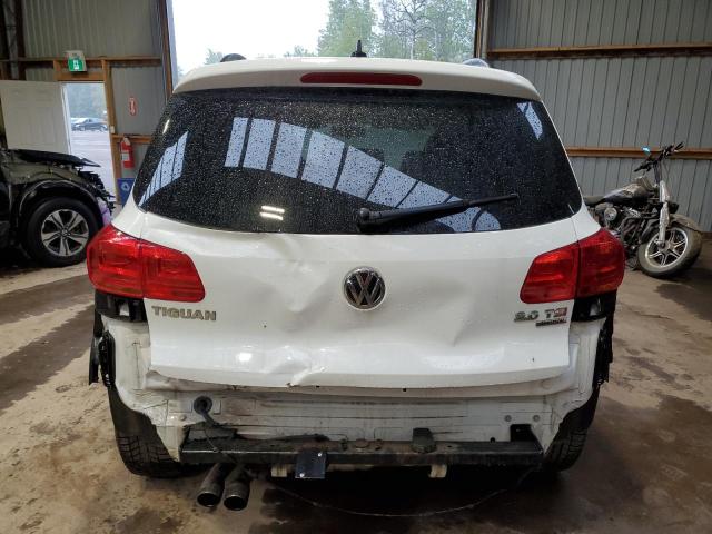 WVGJV7AX0FW563318 - 2015 VOLKSWAGEN TIGUAN S WHITE photo 6