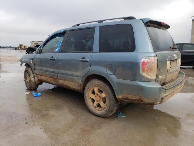 5FNYF28577B020433 - 2007 HONDA PILOT EXL TURQUOISE photo 2