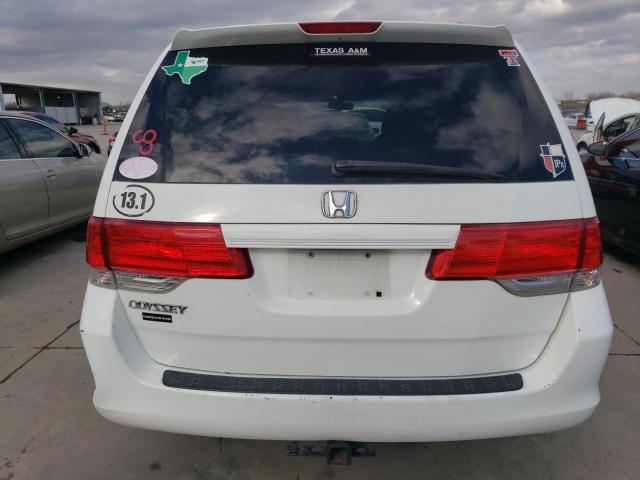 5FNRL3H47AB067463 - 2010 HONDA ODYSSEY EX WHITE photo 6