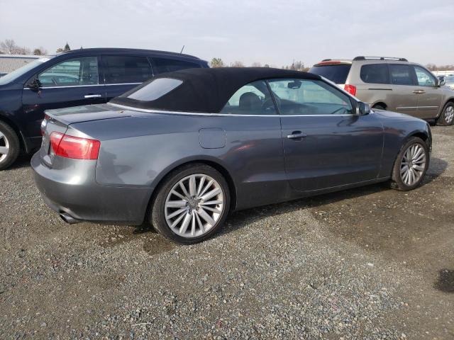 WAUAFAFH4CN008239 - 2012 AUDI A5 PREMIUM GRAY photo 3