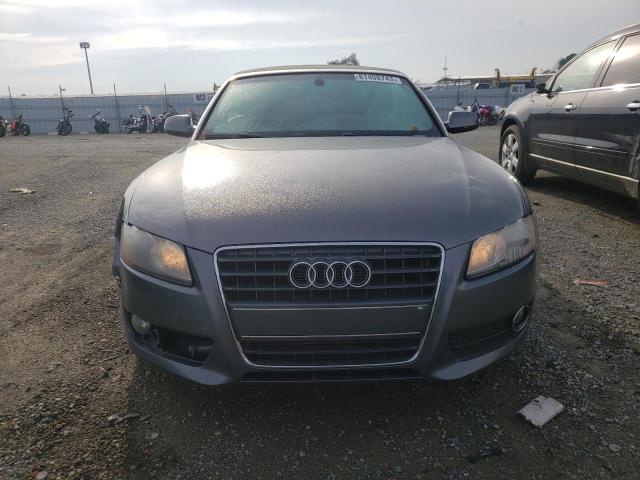 WAUAFAFH4CN008239 - 2012 AUDI A5 PREMIUM GRAY photo 5