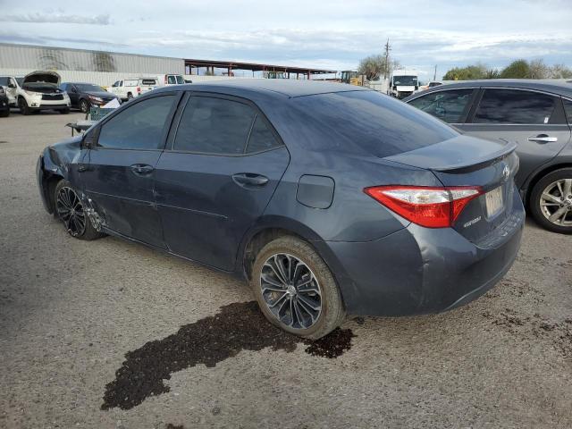 5YFBURHE6FP303638 - 2015 TOYOTA COROLLA L BLUE photo 2