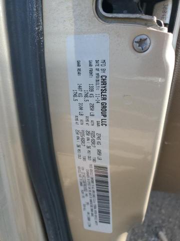 2C4RC1CG6FR610352 - 2015 CHRYSLER TOWN & COU TOURING L TAN photo 13