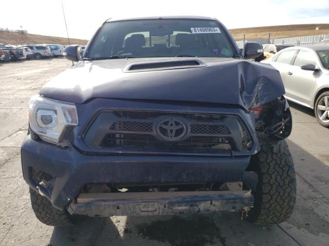 3TMMU4FN5DM059855 - 2013 TOYOTA TACOMA DOUBLE CAB LONG BED BLUE photo 5