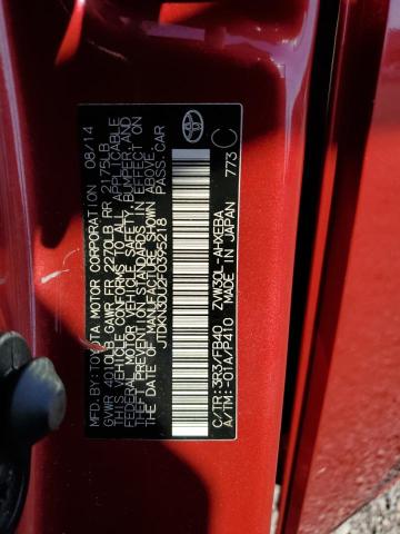 JTDKN3DU2F0395218 - 2015 TOYOTA PRIUS Qırmızı foto 14