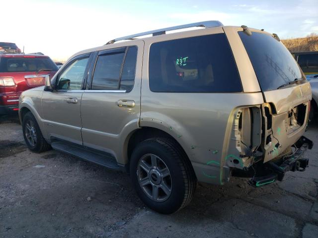 5LMEU88H95ZJ25528 - 2005 LINCOLN AVIATOR 金色 照片 2