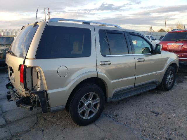 5LMEU88H95ZJ25528 - 2005 LINCOLN AVIATOR 金色 照片 3
