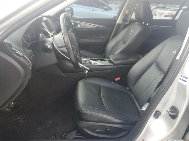 JN1BV7AP3EM681725 - 2014 INFINITI Q50 BASE Сріблястий фото 7