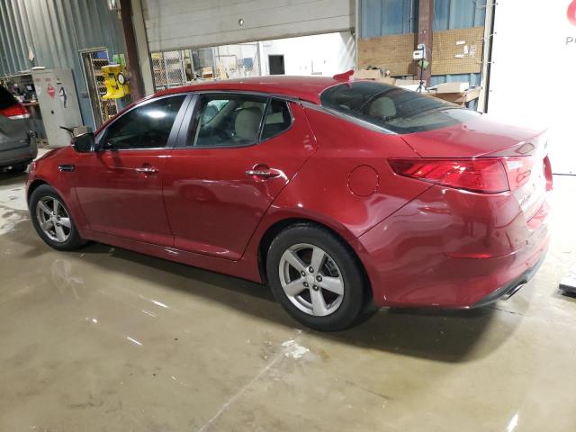 5XXGM4A78FG347282 - 2015 KIA OPTIMA LX RED photo 2