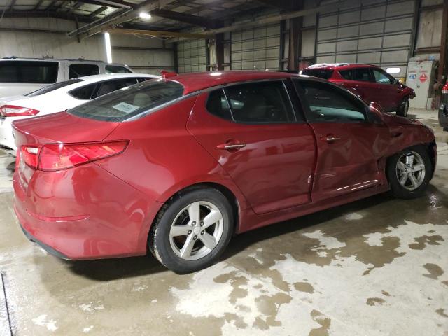 5XXGM4A78FG347282 - 2015 KIA OPTIMA LX RED photo 3